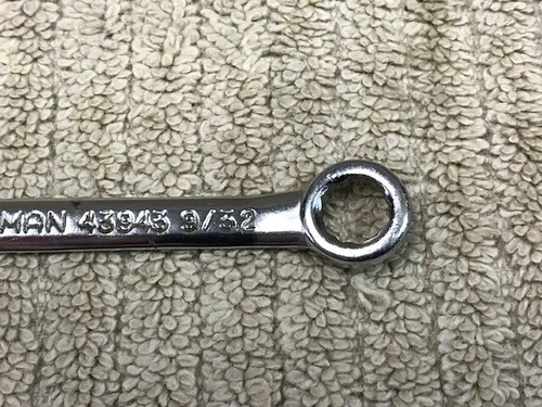 CRAFTSMAN 43993 1/4"- 9/32" 12 POINT COMBINATION IGNITION WRENCH Ships Free!! - Picture 3 of 6