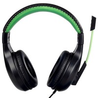 No Fear Headphones Gaming Headset PC Xbox PlayStation Black/Green Wired