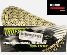 CATENA 530 TRX2 Gold&Black 120 MAGLIE RINFORZATA TROFEO OGNIBENE MOTO