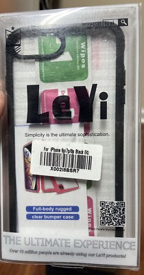 LeYi Case for  6P 7P 8P  iPhone full body Rugged Black