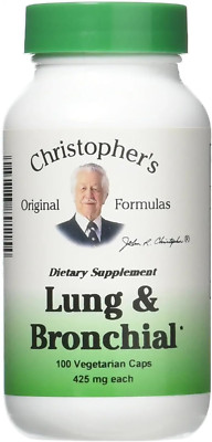 Christopher's Original Formulas Lung & Bronchial Lung Cleanse for Smokers, 100ct