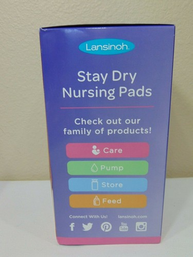 Lansinoh Stay Dry Disposable Nursing Pads For Breastfeeding 240 Count New Case - Picture 6 of 7