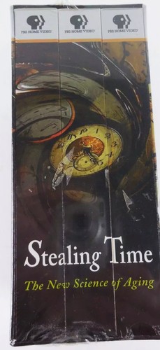 PBS Home Video Stealing Time - 3 VHS Tapes Box Set - Science of Aging NEW SEALED - Picture 4 of 4