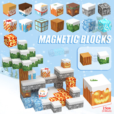 100-300x Blocks Magnetic Building Magnetische Bausteine Blöcke Kinder Spielzeug