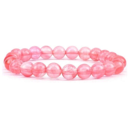 Pulsera de piedras preciosas naturales elástica elástica 6 mm 8 mm genuina hecha a mano para hombres y mujeres - Imagen 28 de 93
