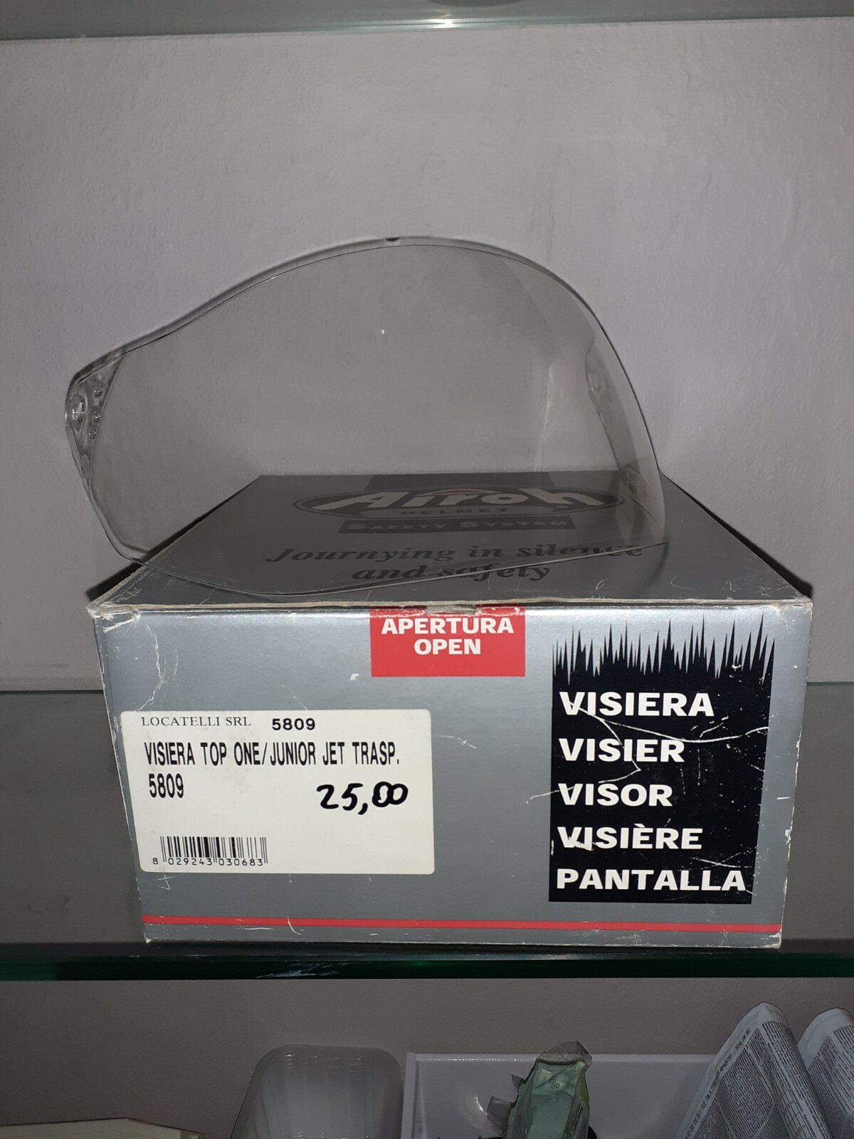 VISIERA CASCO AIROH MOD.5809 TOP ONE JUNIOR JET