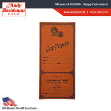 Plymouth DeSoto Dealership Customer Car Papers Folio Sample.