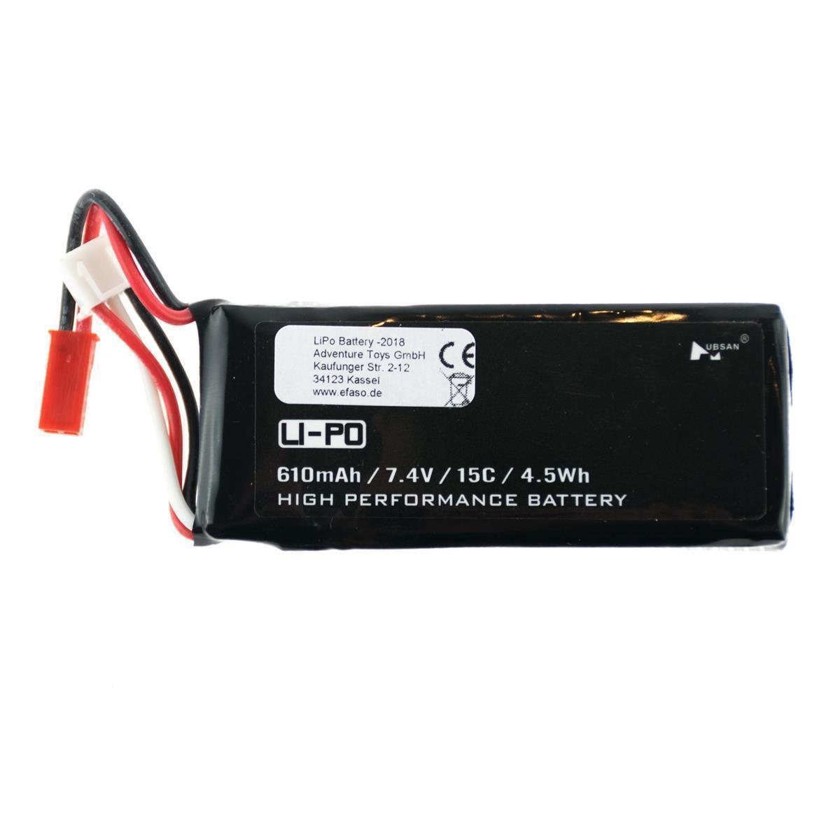 Batterie réception lipo 2000 MAh 2S 7,4v Spektrum SPMB2000LPRX