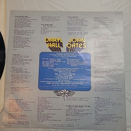 Daryl Hall & John Oates - Bigger Than Both Of Us 1976 PROMO/DJ DEMO LP AFL1-1467 - Bild 6 von 14