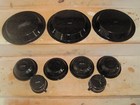 lot 9  Enamelware ??  Speckled Black & White  3 plates 2 cups 4 bowls — photo 2