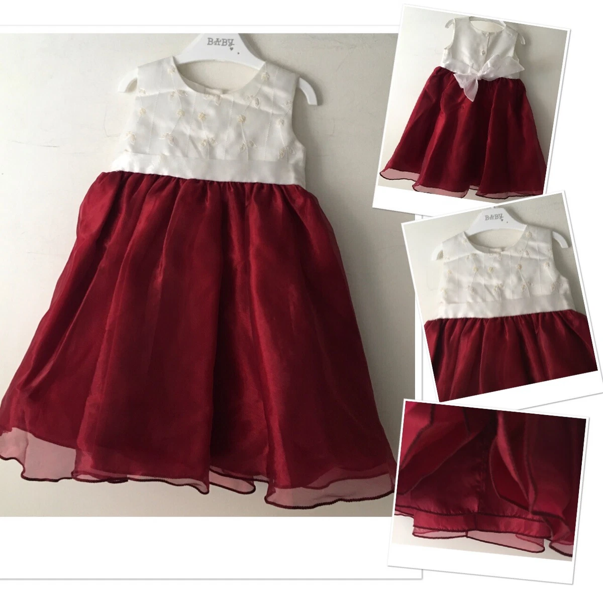 Matalan baby top girl party dresses