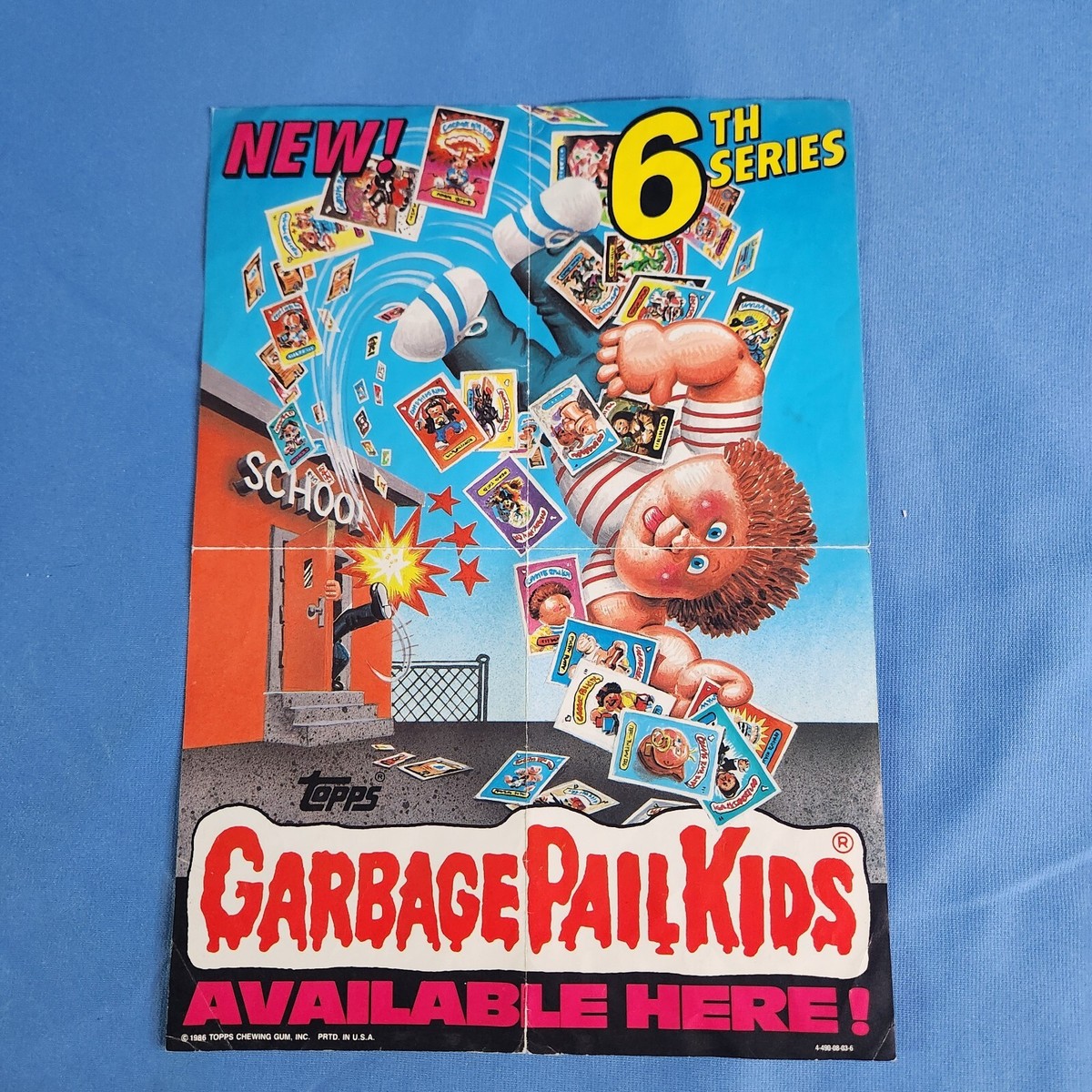 1986 Garbage Pail Kids 6th Series Box Poster | eBay