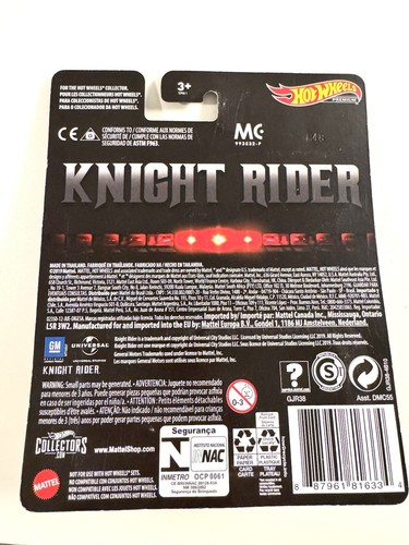 2019 Hot Wheels Retro Entertainment KITT SUPER PURSUIT Knight Rider Black 1/64 - Picture 2 of 4