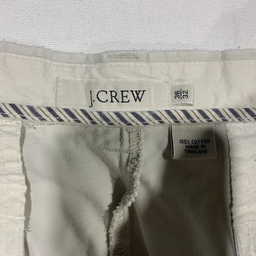Vintage J. Crew Oarsman Khaki Chino Pants Mens Size 36/32 Tapered Cotton USA - Picture 5 of 11