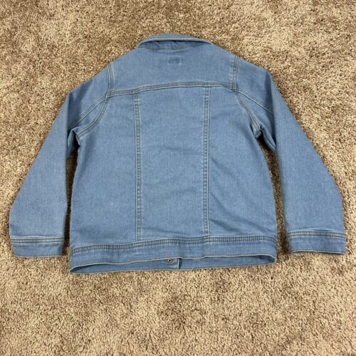 Disney Denim Jacket Kids Size 10 Elsa Frozen Olaf Collection By Tutu Couture - Picture 3 of 9