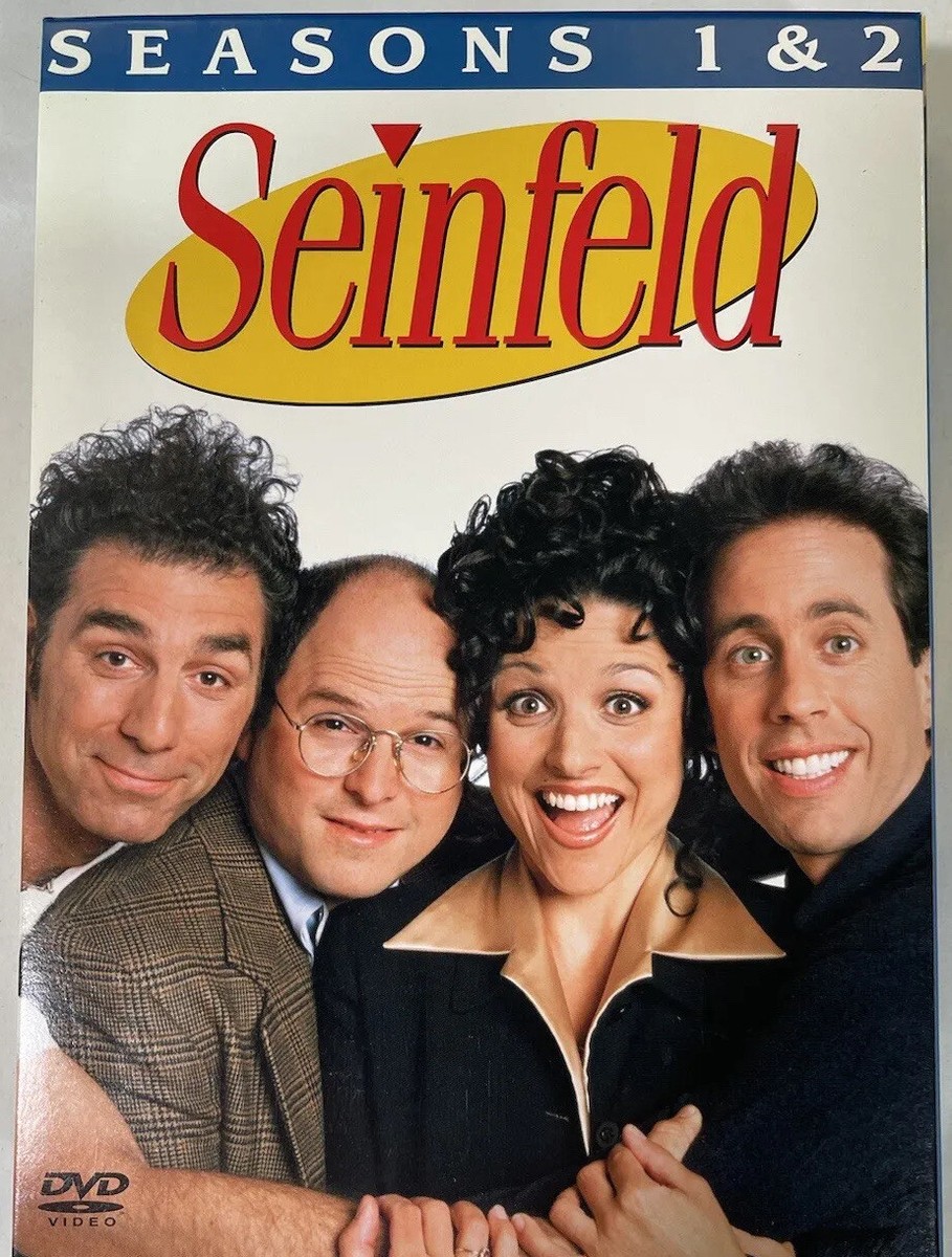 Seinfeld DVD TV Show Season 1-2 Box Set Jerry Seinfeld 4 DVD