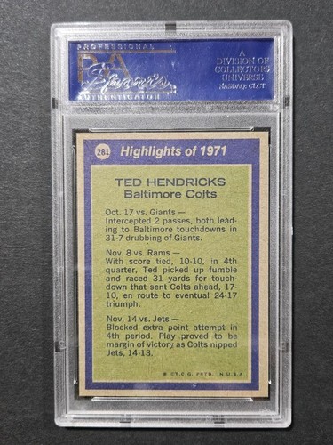 Topps Football 1972 MOLTE CARTE CLASSIFICATE PSA in vendita - Foto 28 di 134