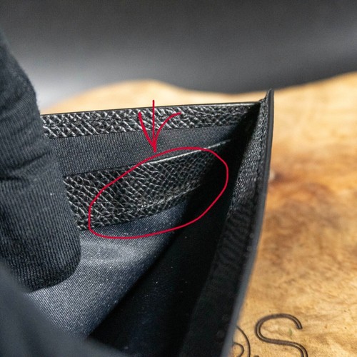 Portafoglio uomo Burberry autentico pelle grana bifold nero - Foto 7 di 9