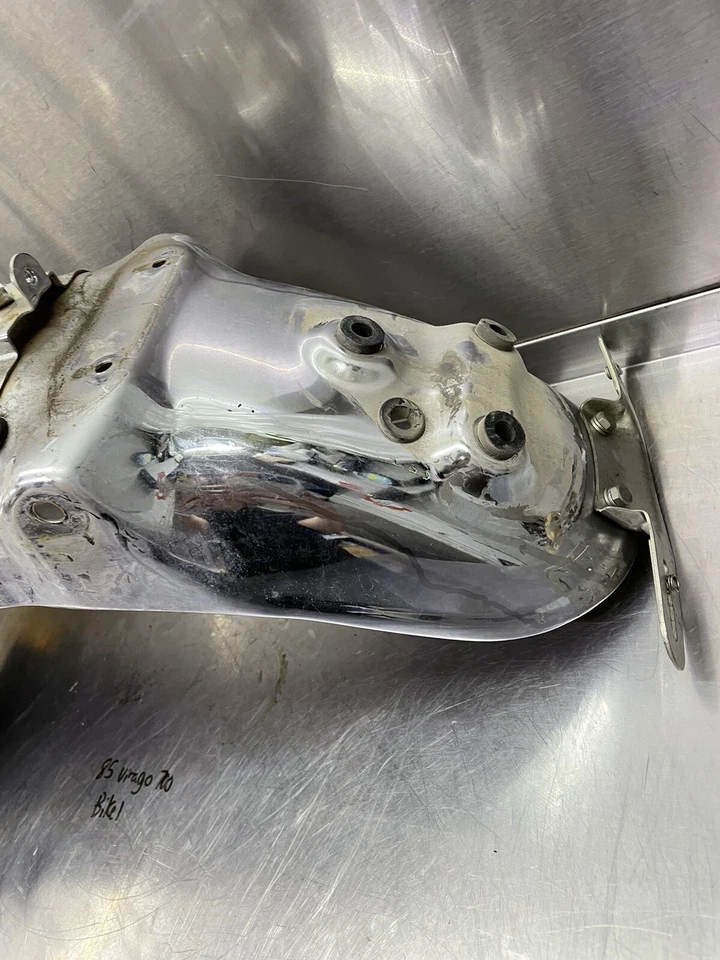 Guardabarros trasero cromado Yamaha Virago xv700 xv1000 700 1000 1984 1985 84 85 Foto 3 de 4