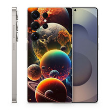 Vinyl Wrap Skin Planets Compatible With Samsung Galaxy S 25 Ultra