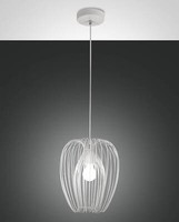 Fabas Luce Pendelleuchte Camp E27 Ø250Mm Weiß