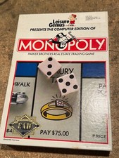 Monopoly per floppy disk Commodore 64 software vintage con scatola