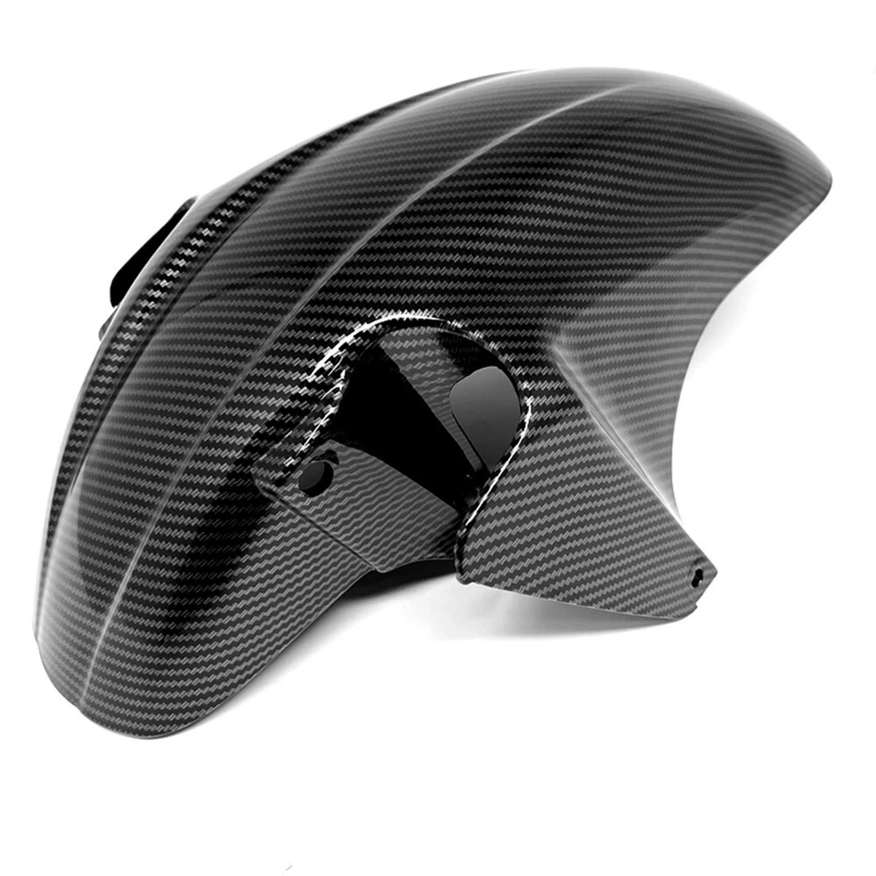Front Tire Fender Hugger Mud Fairing Carbon Fiber For Honda CBR600 F4 1999 2000 - Image 3 of 4