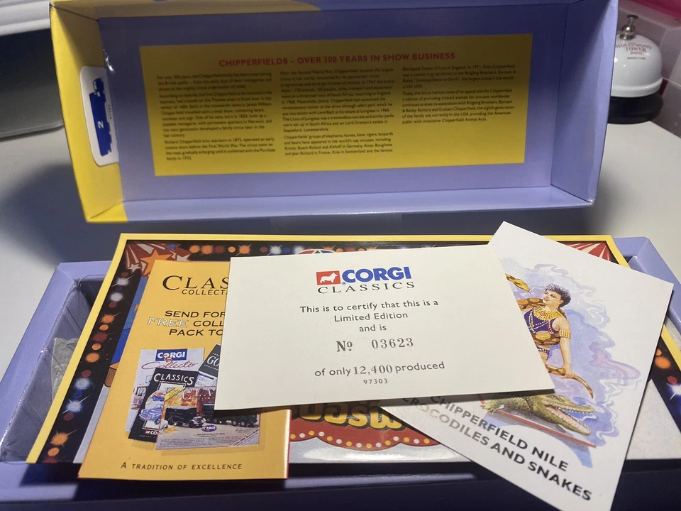 Corgi Chipperfields Circus 97303 Bedford O Articulated Truck In Box NEW. - Image 4 of 4