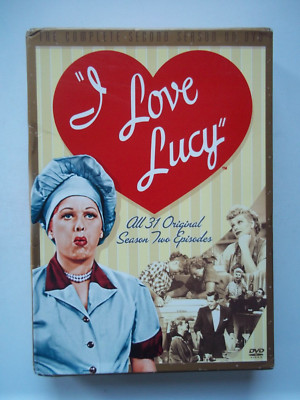 DVD I LOVE LUCY - Season Two (2) LUCILLE BALL 31 Eps, 5 Discs, EXTRAS CBS 2004