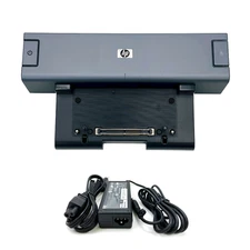 HP Docking Station Port Replicator for Compaq Nc4200 Nc4400 Laptop w/ AC Adapter