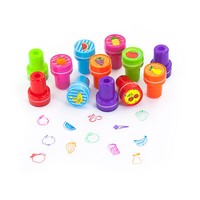 Stempelset FrüChte 12 StüCk - Kinder Stempel SelbstfäRbend - Kreativer Spielspaß