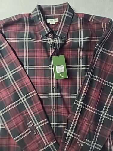 ORVIS Classic Collection Heritage Twill kariertes Button Down Hemd Herren Größe XL neu mit Etikett - Bild 16 von 19