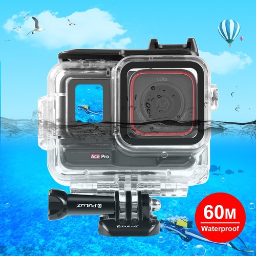 Underwater Waterproof Case Cover Accessories Kit Grip Mount for Insta360 Ace Pro - Picture 2 of 20