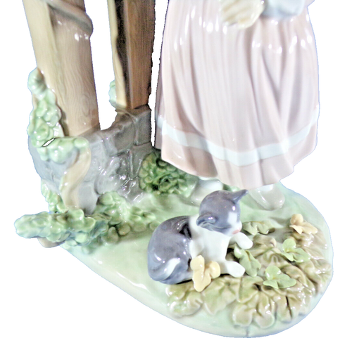 Lladro Large Figure Fall Clean Up No 5286 By Antonio Ramos Issued 1985-2007. - Picture 5 of 13
