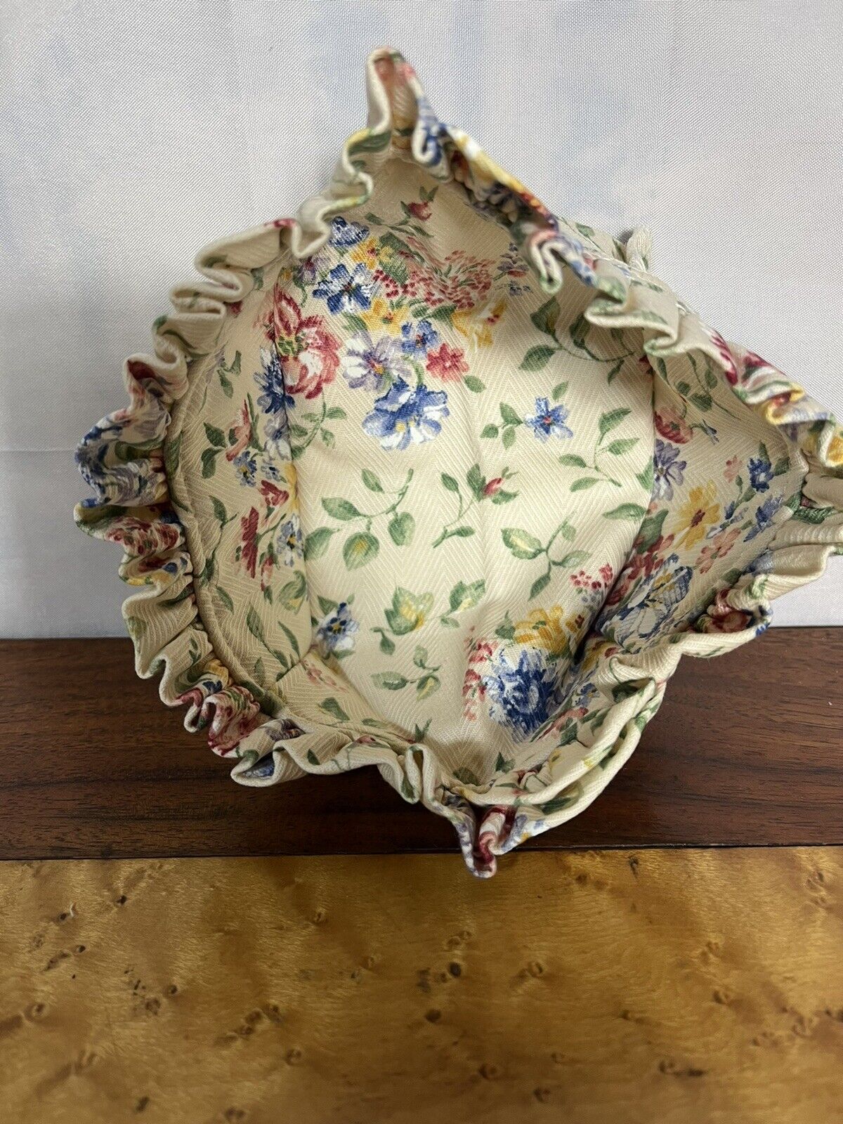 Longaberger Tarragon Spring Flower Basket Liner 4” bye ￼4” new in bag