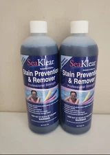 2 X SEAKLEAR STAIN PREVENTION & REMOVER 1 QT. 