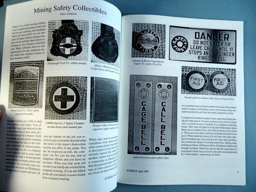 EUREKA, Mining Artifacts, July 1996, 40pages, Many Illus. & Info., Perfect Cond - Picture 3 of 8