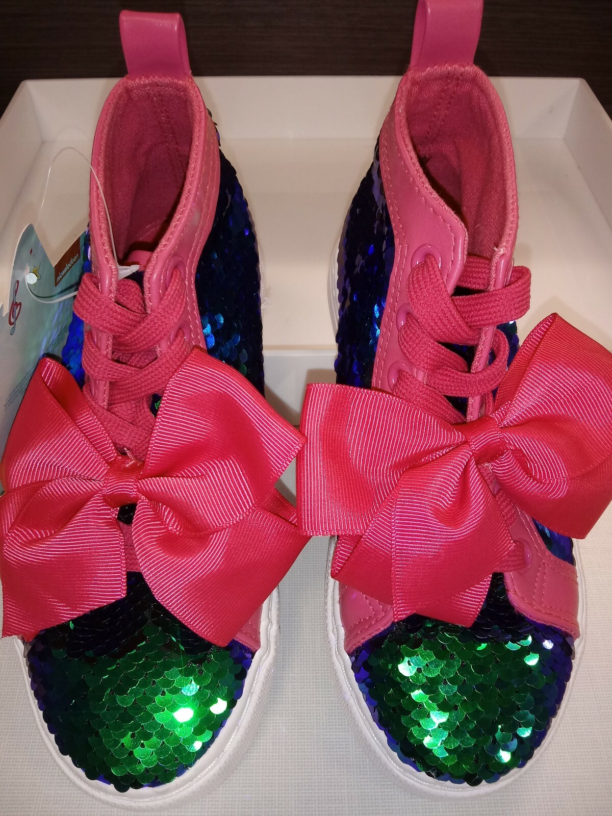 jojo siwa reverse sequin high top sneaker