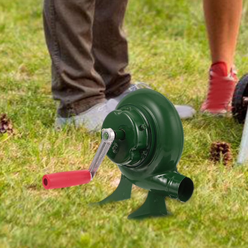 2pcs Air Fire Blower for Grill Camping Barbecue Fan Handheld Manual