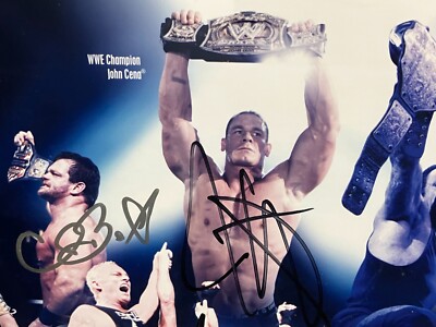 WWE WRESTLEMANIA23 サイン入り記念プレート WWE WRESTLEMANIA 23 Ring Rope Signed Plaque Benoit Khali RVD