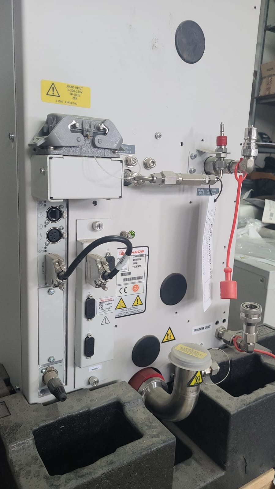 Edwards iXH610 INTEL 2 LV NRY359100B REV:A Dry Vacuum Pump 200-230 VAC ...