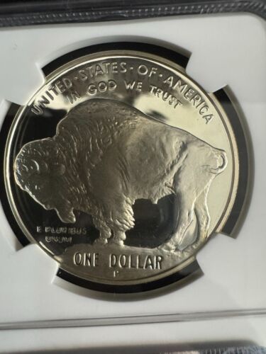 2001-P Buffalo PF70 Ultra Cameo NGC Commemorative Silver Dollar SPOTLESS - Picture 4 of 4