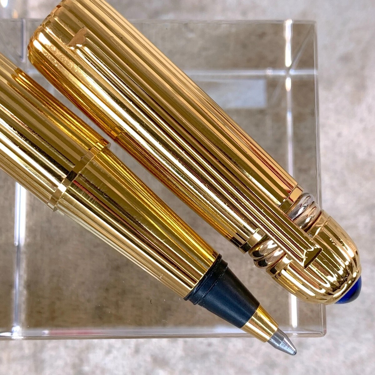 Cartier Pasha Pen Roller Ball Pen Complete with Spare Refill