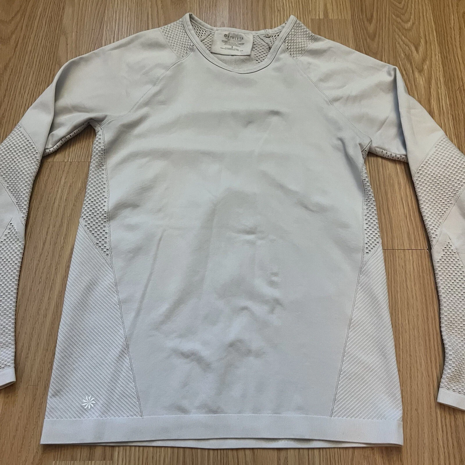 athleta caliber seamless activewear long sleeve athletic shirt