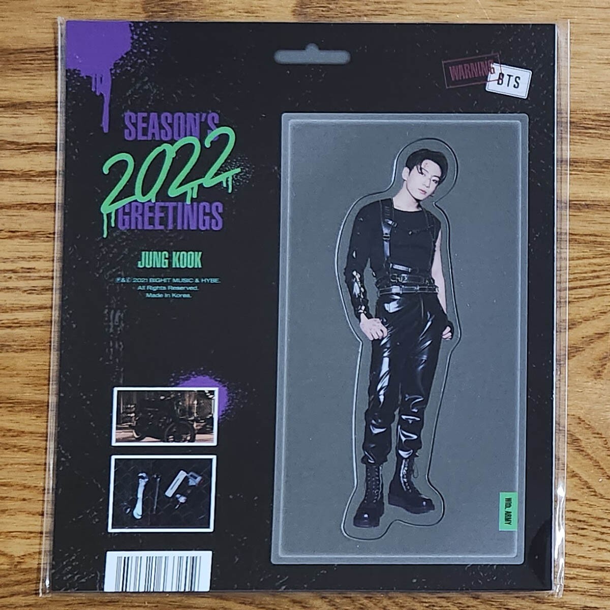 Jungkook Official Paper Magnet BTS 2022 Season's Greetings