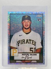 2021 Topps Chrome Platinum Anniversary Miguel Yajure Mini Diamond Refractor/70RC