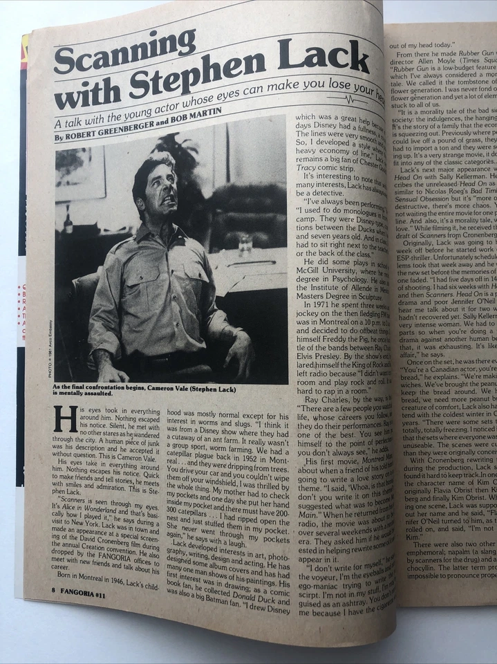 Fangoria Mag-11-1981 Fun house-The Howling-Excalibur-My Bloody Valentines-Omen 3 - Image 4 of 4