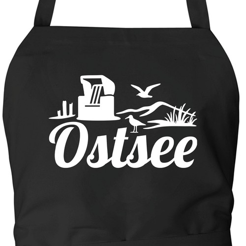 Schürze Ostsee Strandmotiv Geschenkidee Ostsee Geschenk Präsent Mitbringsel Souv - Picture 2 of 20
