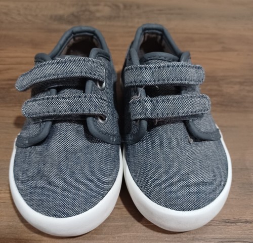 Polo Ralph Lauren Toddler Boys Canvas Blue Sneaker Size 4 - Picture 2 of 7