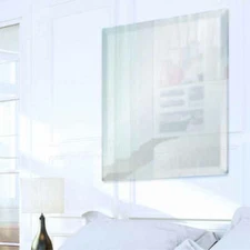 24" Square Frameless Wall Mirror